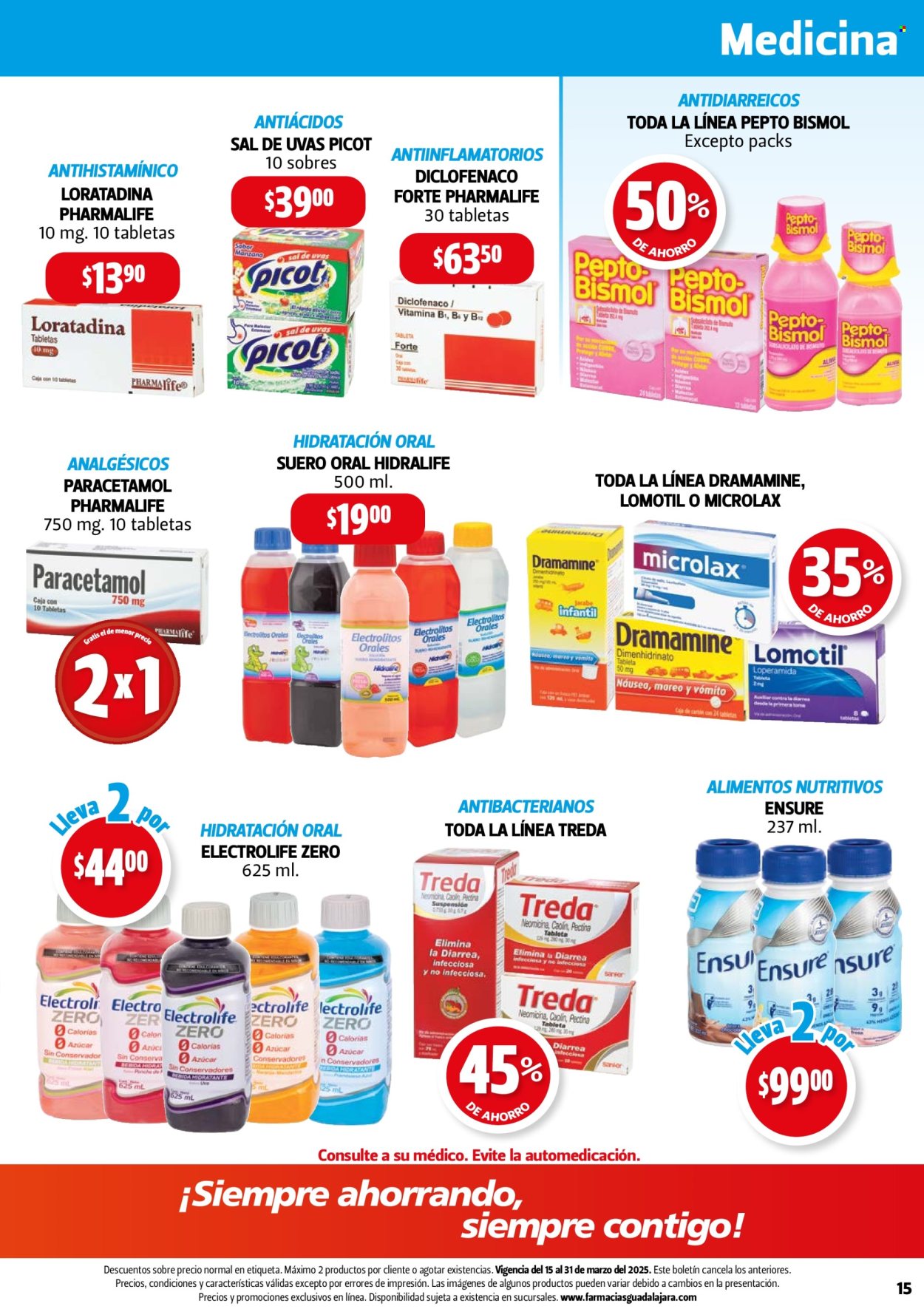 Catálogo Farmacias Guadalajara - 15.3.2025 - 31.3.2025. Página 15