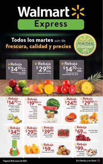 Folleto actual Walmart Express - 18.3.2025 - 18.3.2025.