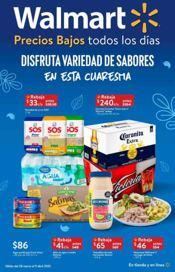 Folleto actual Walmart - 20.3.2025 - 9.4.2025.
