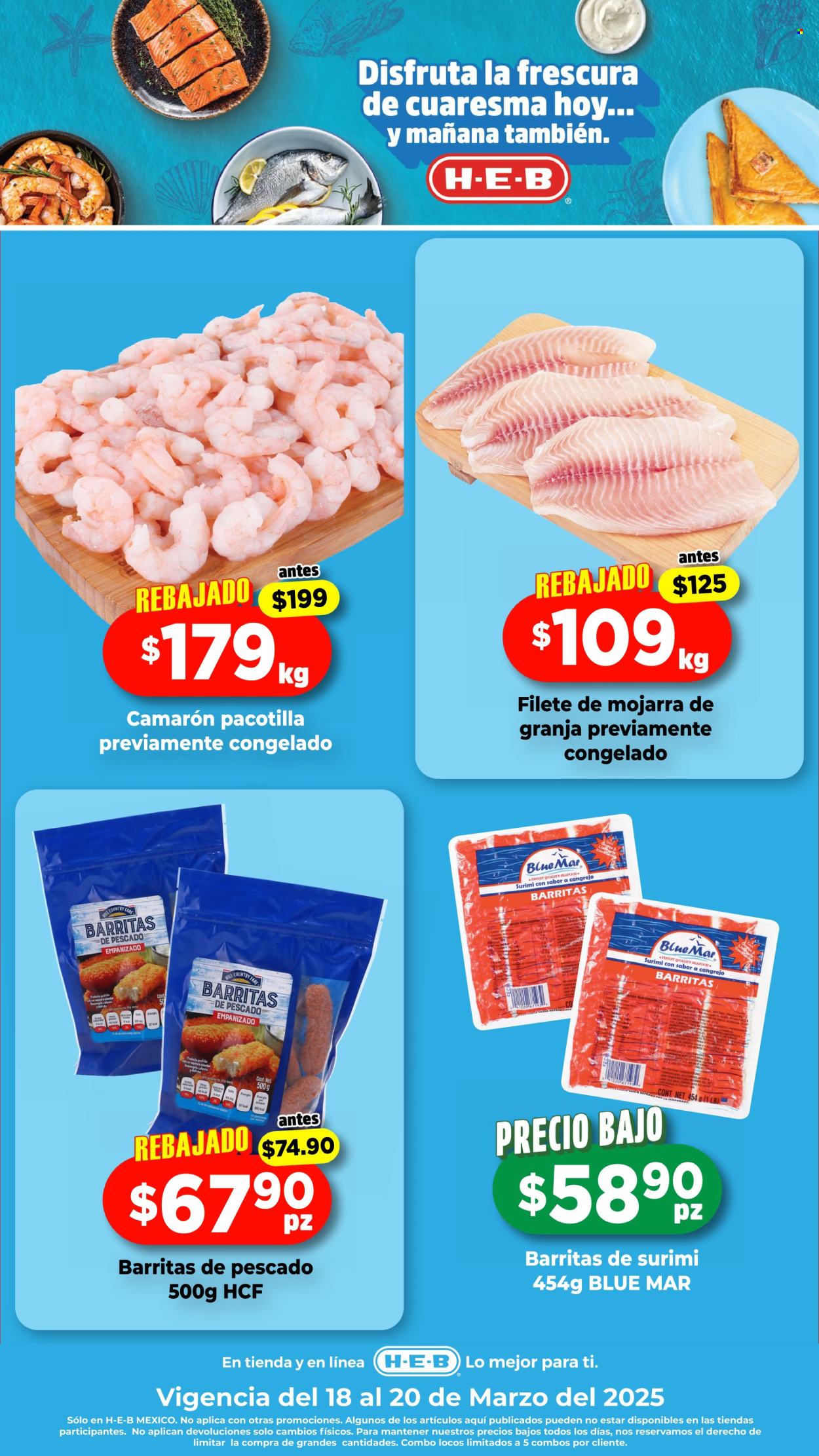 Catálogo H-E-B - 18.3.2025 - 20.3.2025. Página 1