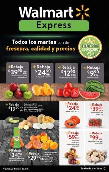 Folleto actual Walmart Express - 25.3.2025 - 25.3.2025.