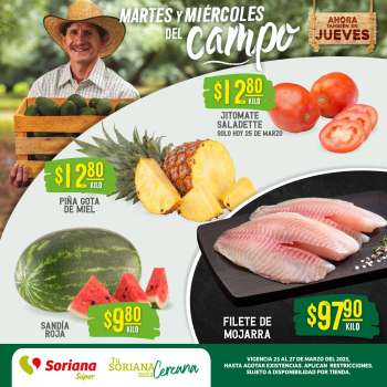 Folleto actual Soriana Súper - 25.3.2025 - 27.3.2025.
