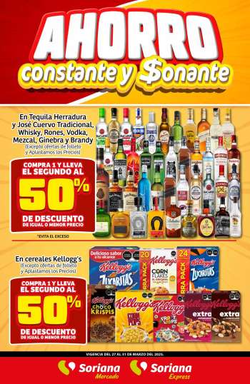 Folleto actual Soriana - 27.3.2025 - 31.3.2025.