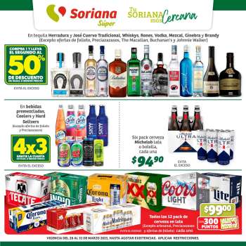Folleto actual Soriana Súper - 28.3.2025 - 31.3.2025.