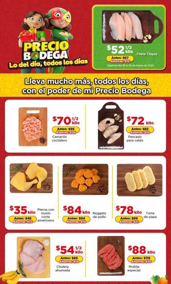 Folleto actual Bodega Aurrerá - 28.3.2025 - 3.4.2025.