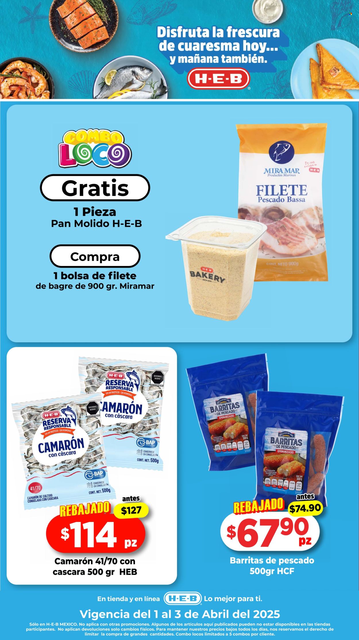 Catálogo H-E-B - 1.4.2025 - 3.4.2025. Página 1
