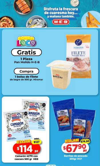 Folleto actual H-E-B - 1.4.2025 - 3.4.2025.