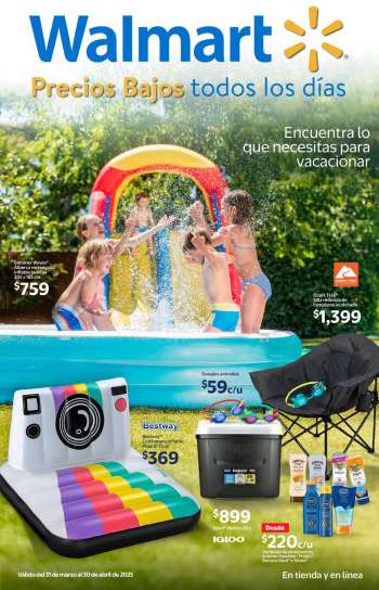 Folleto actual Walmart - 31.3.2025 - 30.4.2025.