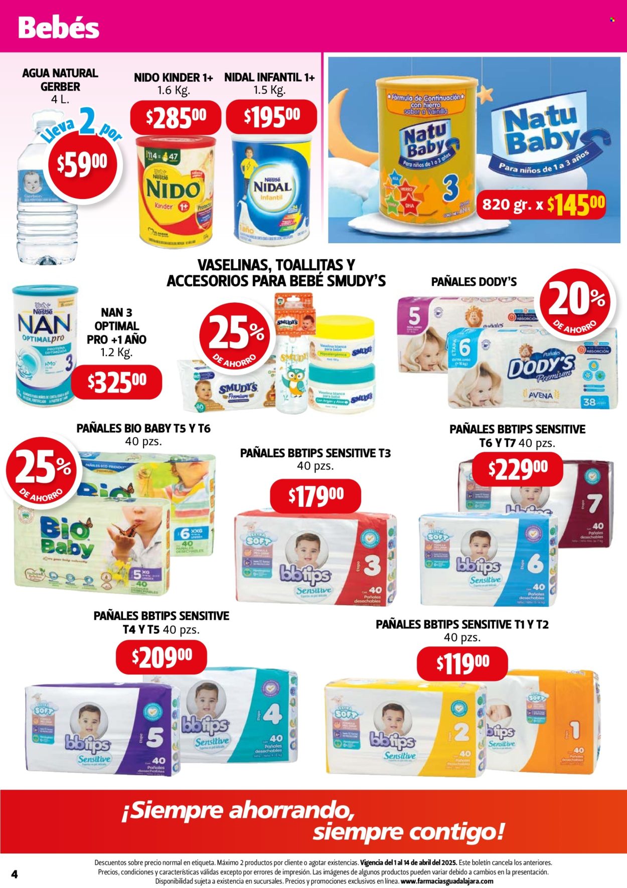 Catálogo Farmacias Guadalajara - 1.4.2025 - 14.4.2025. Página 4