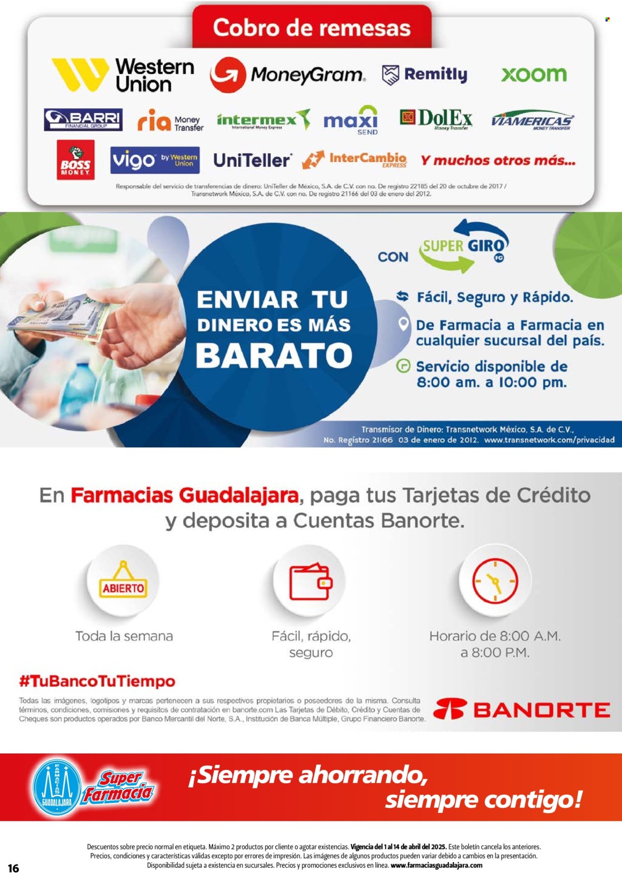 Catálogo Farmacias Guadalajara - 1.4.2025 - 14.4.2025. Página 16
