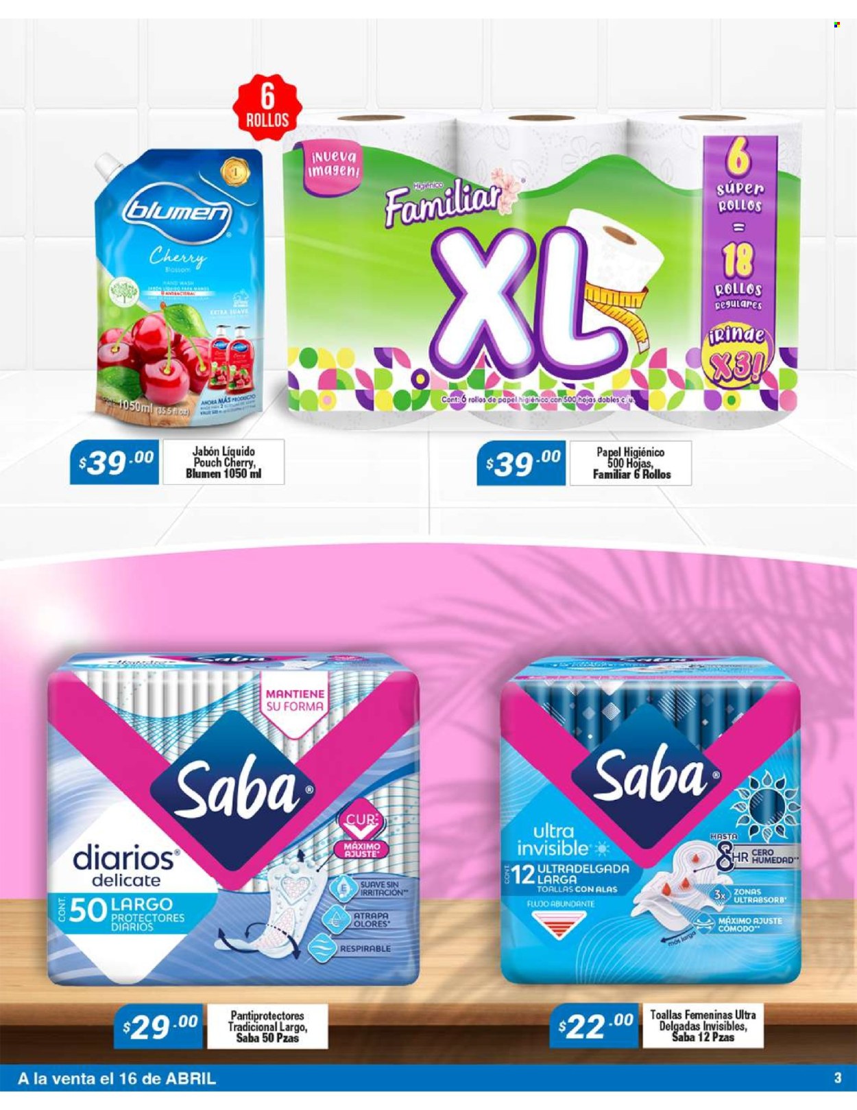 Catálogo Tiendas 3B - 1.4.2025 - 30.4.2025. Página 3