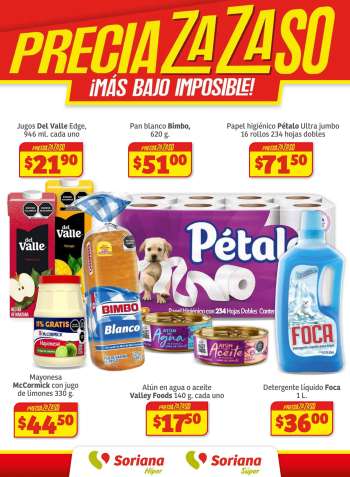 Folleto actual Soriana - 27.3.2025 - 13.4.2025.