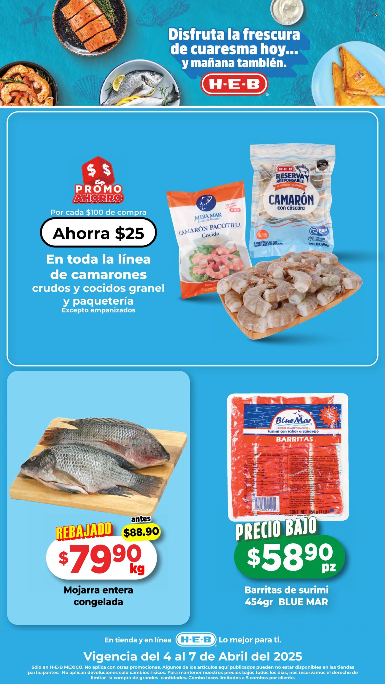 Catálogo H-E-B - 4.4.2025 - 7.4.2025. Página 1