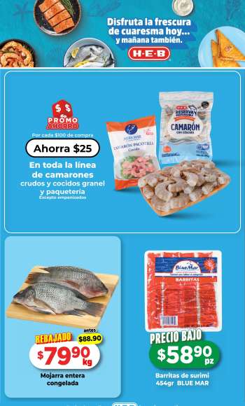 Folleto actual H-E-B - 4.4.2025 - 7.4.2025.