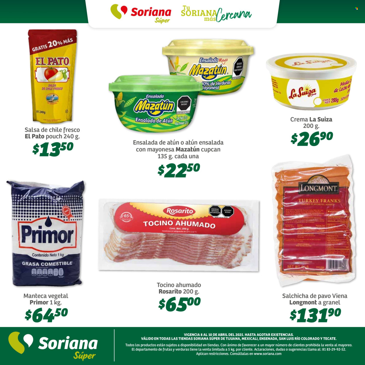 Catálogo Soriana Súper - 8.4.2025 - 10.4.2025. Página 6