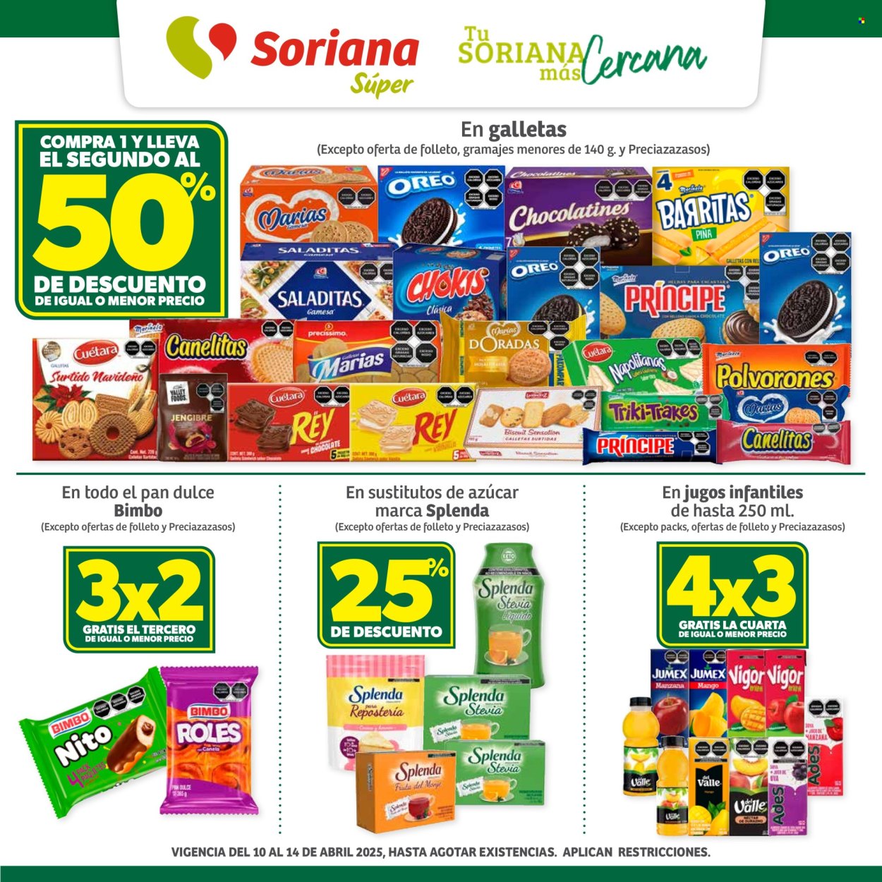 Catálogo Soriana Súper - 10.4.2025 - 14.4.2025. Página 1