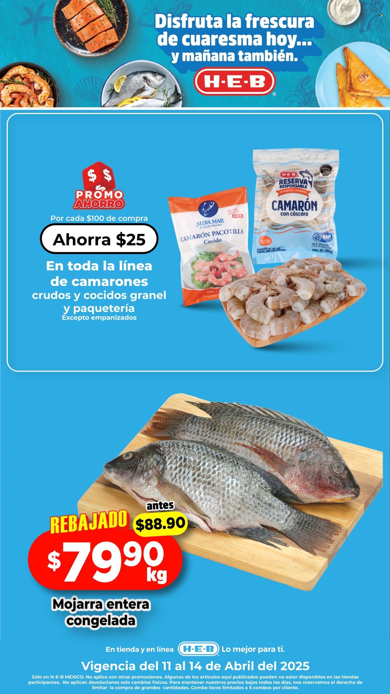 Catálogo H-E-B - 11.4.2025 - 14.4.2025. Página 1