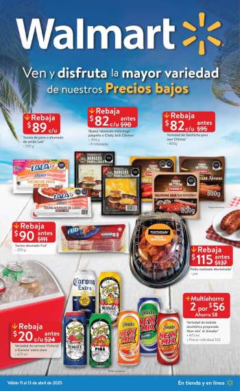 Folleto actual Walmart - 11.4.2025 - 13.4.2025.