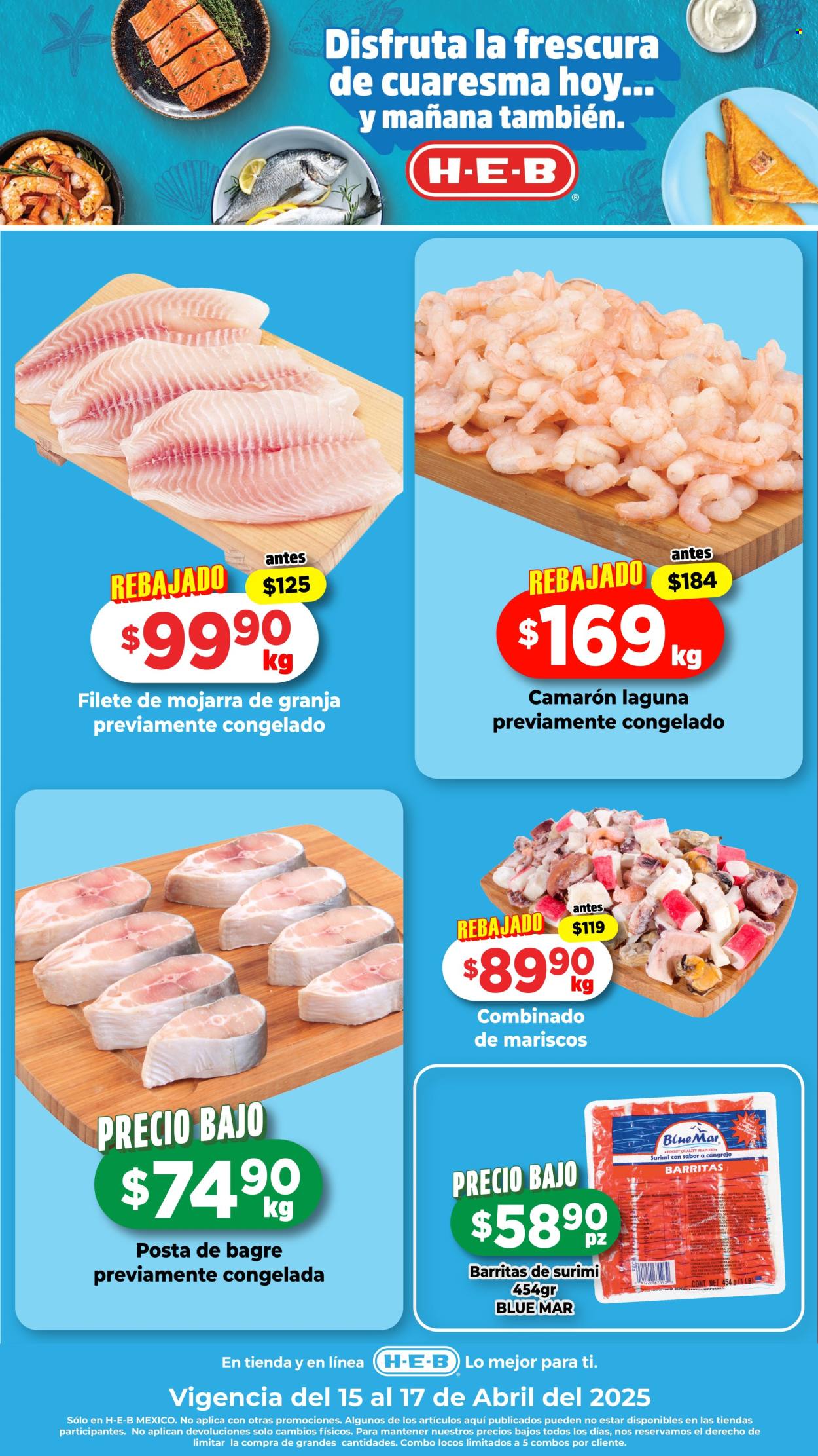 Catálogo H-E-B - 15.4.2025 - 17.4.2025. Página 1