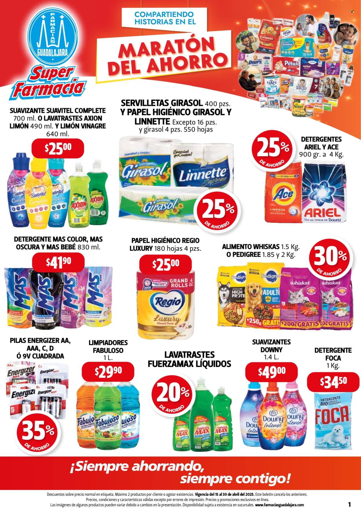 Catálogo Farmacias Guadalajara - 15.4.2025 - 30.4.2025. Página 1