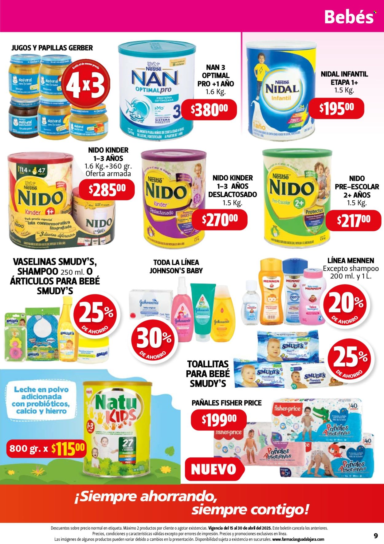 Catálogo Farmacias Guadalajara - 15.4.2025 - 30.4.2025. Página 9