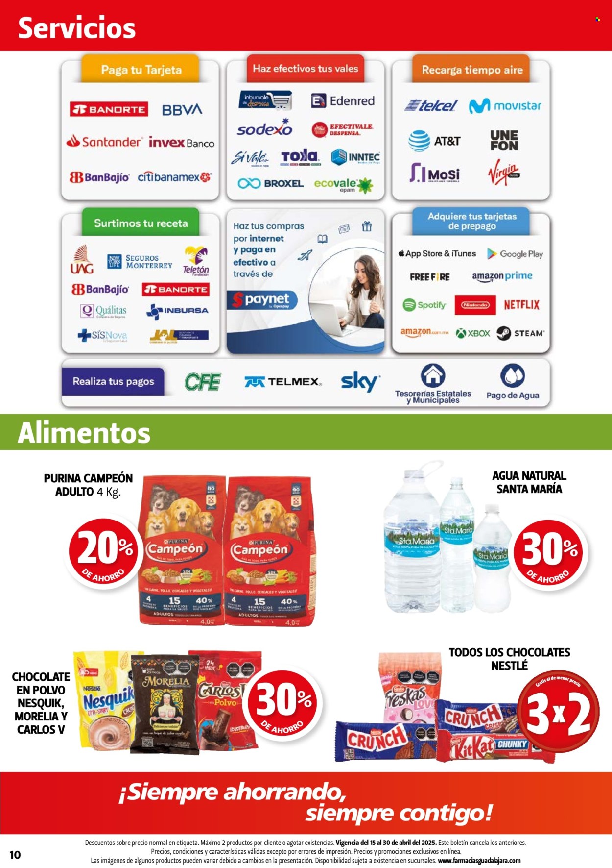 Catálogo Farmacias Guadalajara - 15.4.2025 - 30.4.2025. Página 10