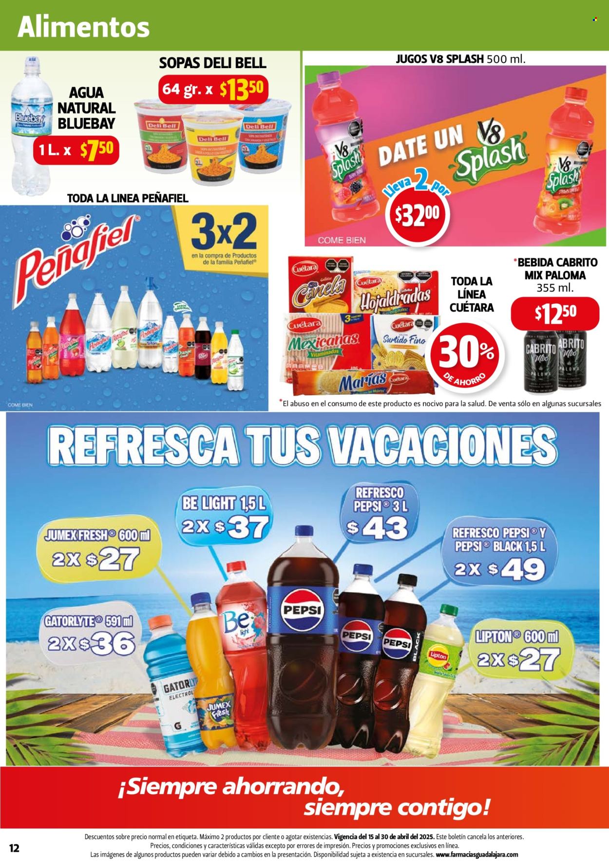 Catálogo Farmacias Guadalajara - 15.4.2025 - 30.4.2025. Página 12