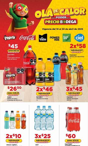 Folleto actual Bodega Aurrerá - 10.4.2025 - 30.4.2025.