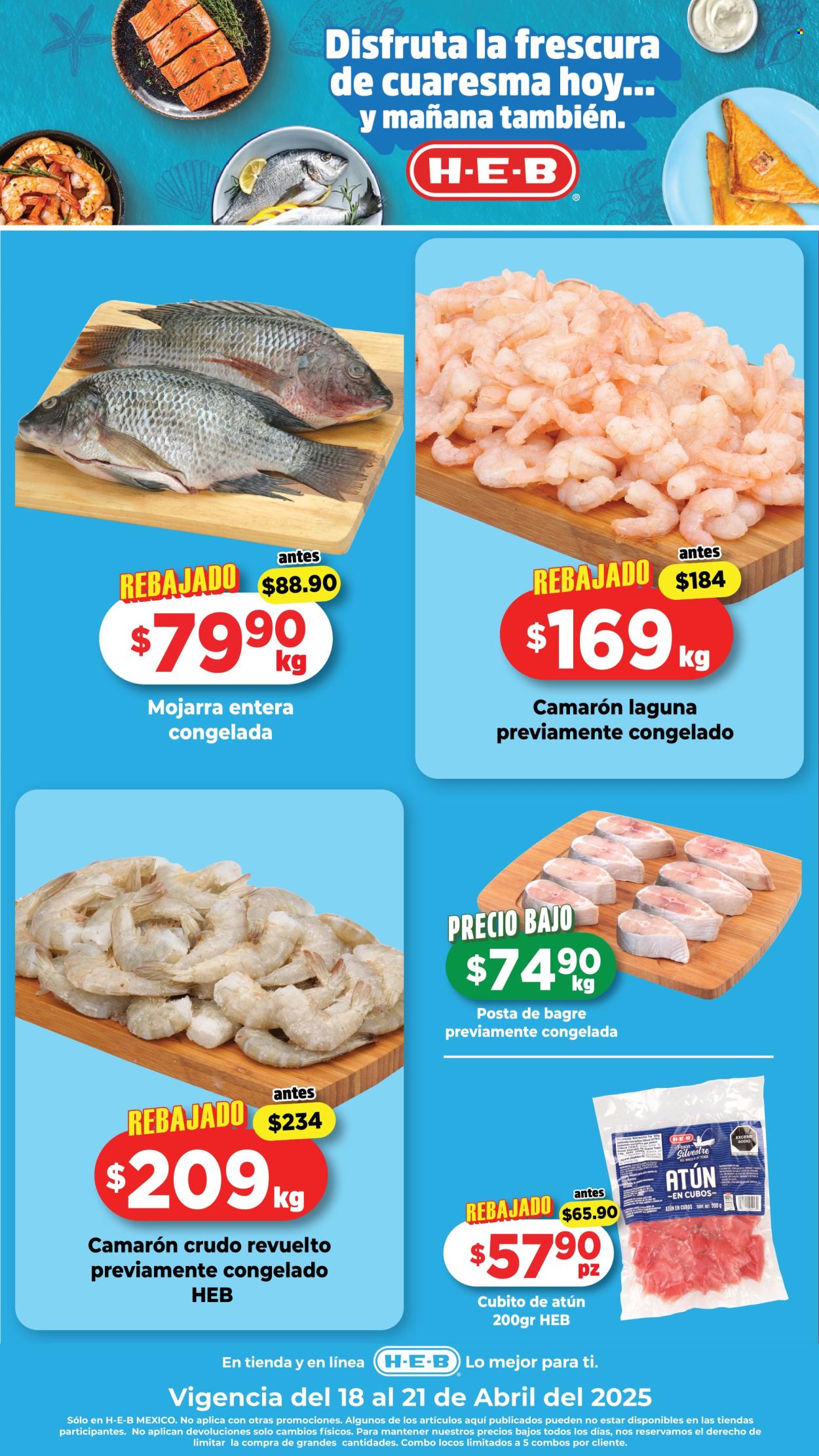 Catálogo H-E-B - 18.4.2025 - 21.4.2025. Página 1