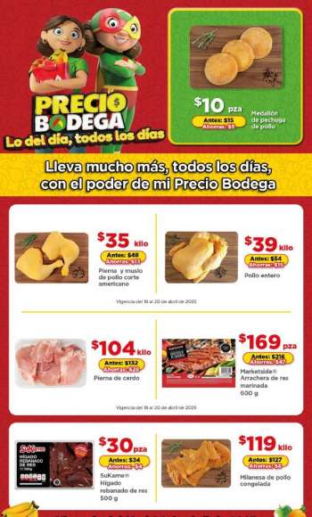 Folleto actual Bodega Aurrerá - 18.4.2025 - 24.4.2025.