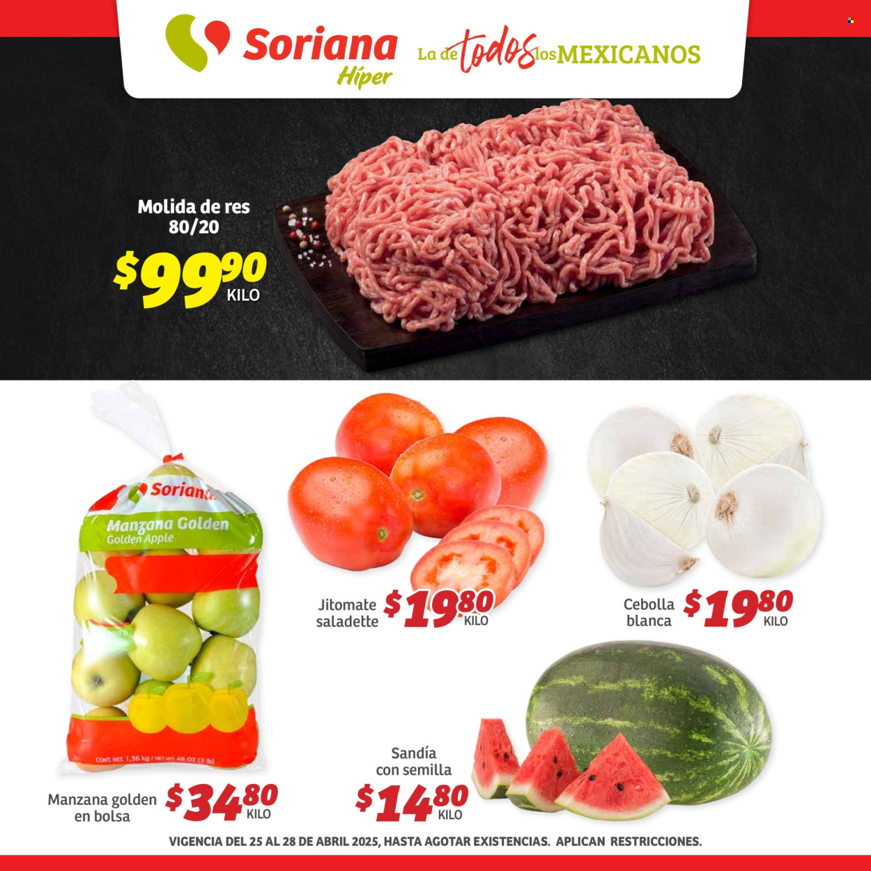 Catálogo Soriana Híper - 25.4.2025 - 28.4.2025. Página 1
