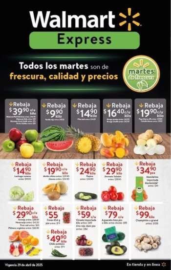 Folleto actual Walmart Express - 29.4.2025 - 29.4.2025.