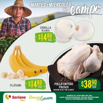 Folleto actual Soriana Súper - 29.4.2025 - 1.5.2025.