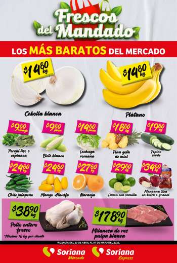 Folleto actual Soriana - 29.4.2025 - 1.5.2025.