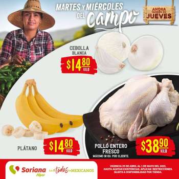 Folleto actual Soriana Híper - 29.4.2025 - 1.5.2025.