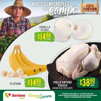 Folleto actual Soriana Súper - 29.4.2025 - 1.5.2025.