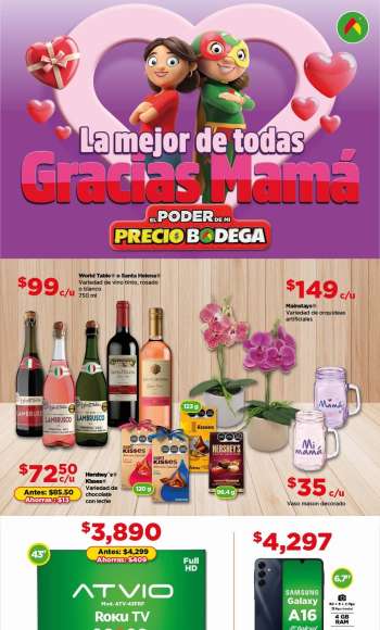 Folleto actual Bodega Aurrerá - 1.5.2025 - 22.5.2025.