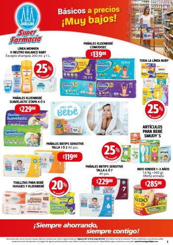 Folleto actual Farmacias Guadalajara - 1.5.2025 - 14.5.2025.