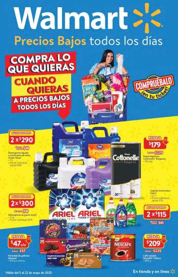 Folleto actual Walmart - 5.5.2025 - 22.5.2025.