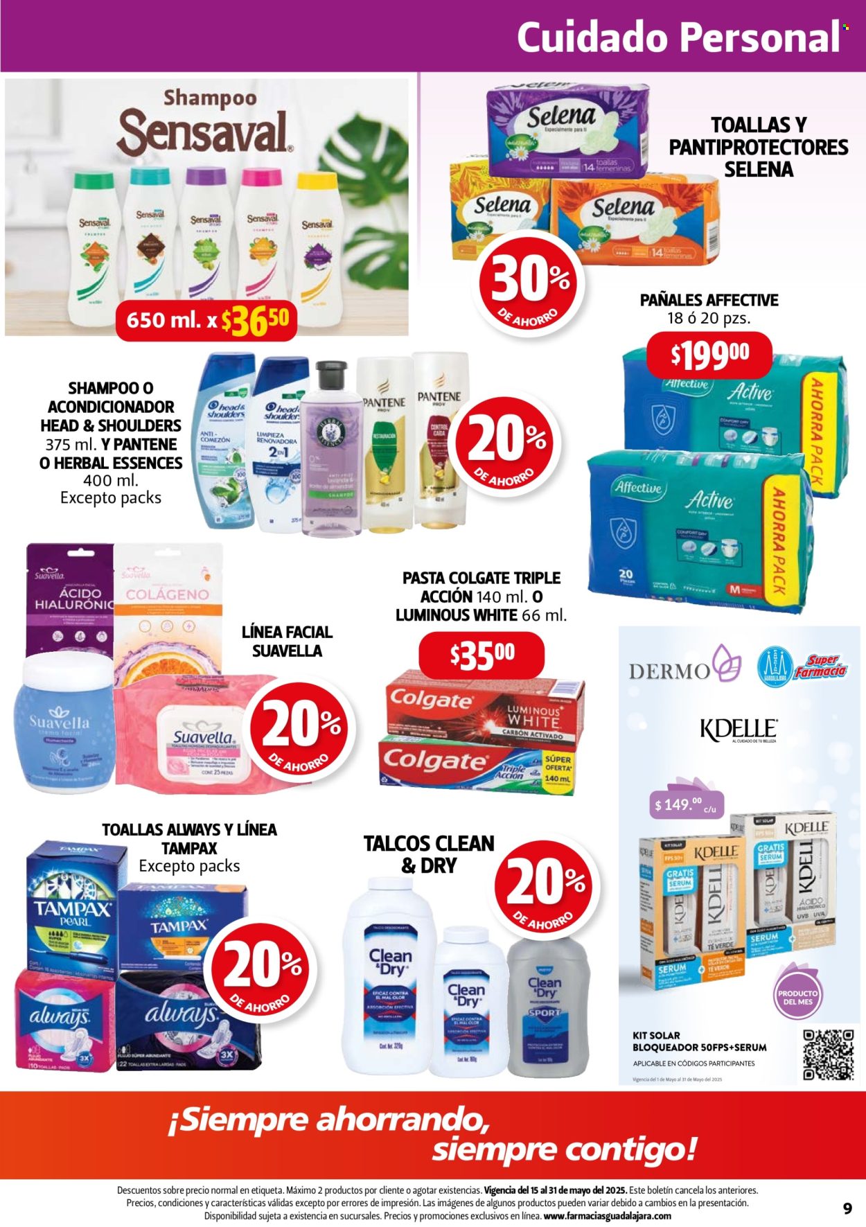 Catálogo Farmacias Guadalajara - 15.5.2025 - 31.5.2025. Página 9