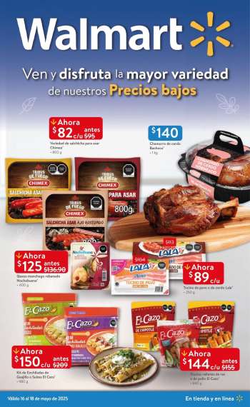 Folleto actual Walmart - 16.5.2025 - 18.5.2025.