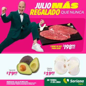 Folleto actual Soriana Súper - 23.5.2025 - 26.5.2025.