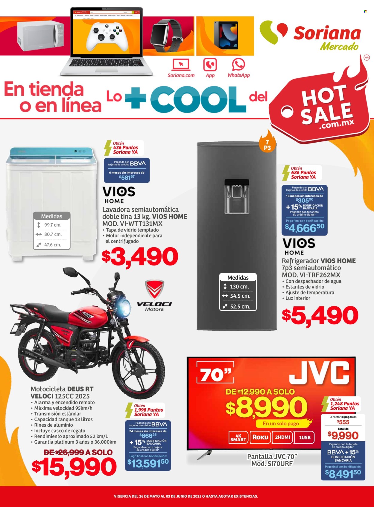 Catálogo Soriana Mercado - 26.5.2025 - 3.6.2025. Página 1