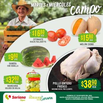 Folleto actual Soriana Súper - 27.5.2025 - 28.5.2025.
