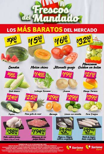 Folleto actual Soriana - 27.5.2025 - 29.5.2025.