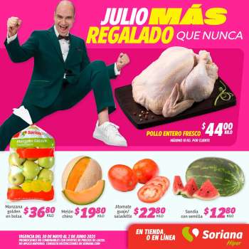 Folleto actual Soriana Híper - 30.5.2025 - 2.6.2025.