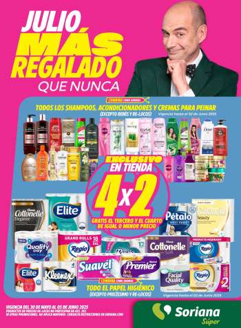 Folleto actual Soriana Súper - 30.5.2025 - 5.6.2025.
