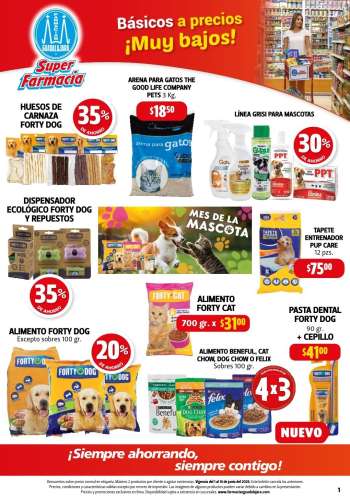 Folleto actual Farmacias Guadalajara - 1.6.2025 - 14.6.2025.