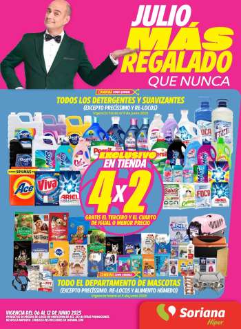 Folleto actual Soriana Híper - 6.6.2025 - 12.6.2025.