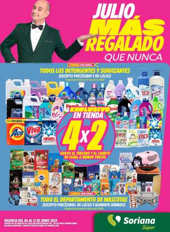 Folleto actual Soriana Súper - 6.6.2025 - 12.6.2025.